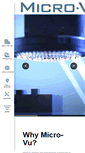Mobile Screenshot of microvu.com