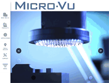 Tablet Screenshot of microvu.com